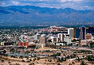Vue générale de Tucson