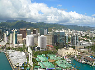 Vue générale d'Honolulu