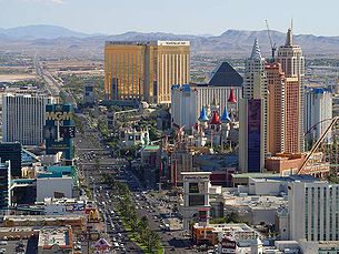 Vue générale de Las Vegas