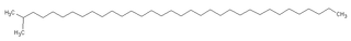 Représentations du 2-méthyltétratriacontane