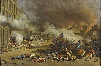 La Prise des Tuileries le 10 août 1792 par Jean Duplessis-Bertaux, Musée du château de Versailles