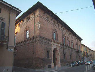 Image de la façade du palazzo Mozzanica