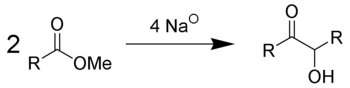 Équation générale d'une condensation acyloïne