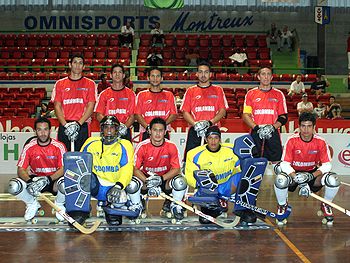 Colombie au mondial A rink hockey 2007.jpg
