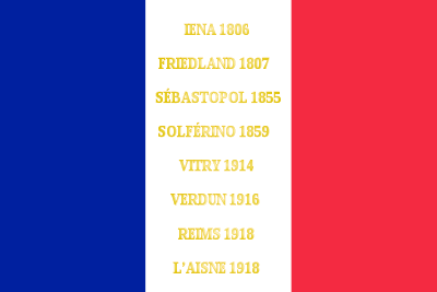 100e régiment d'infanterie de ligne - drapeau.svg