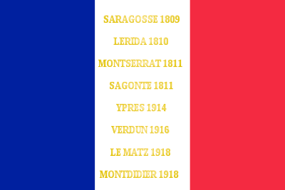114e régiment d'infanterie (France)-drapeau.svg