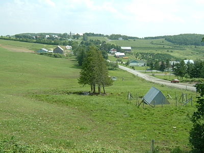 Le village de Packington au Témiscouata, en périphérie de l'axe de la route Transcanadienne