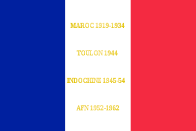 Régiment d'artillerie coloniale du Maroc - drapeau.svg
