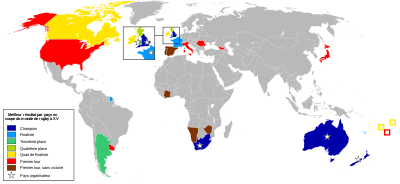 Rugby world cup countries best results and hosts 2008 map-fr.svg