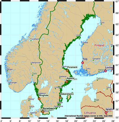 Sweden Nuclear power plants map.png