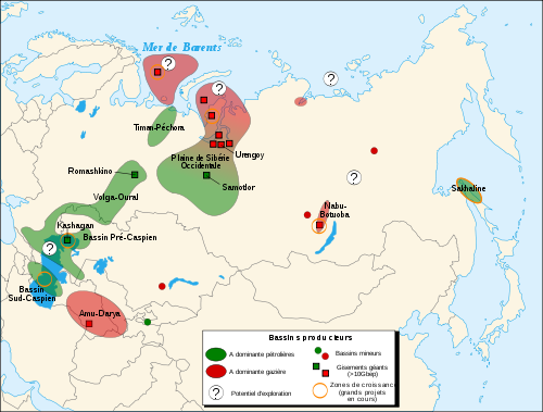 Petroleum regions - Russia map-fr.svg