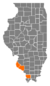 Les comtés en orange sont remportés par Bond