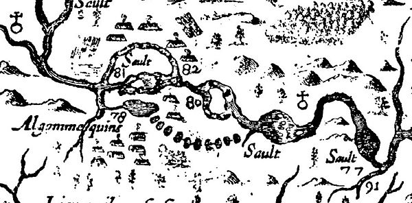 Champlain Carte de 1632