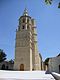 Avignonet-Lauragais (Haute-Garonne, Fr) église, tour et façade.JPG