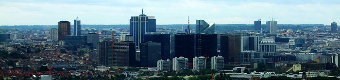 Vue panoramique de "l'Espace Nord" à Bruxelles