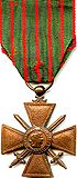 Médaille de la Croix de Guerre 1914-1918.