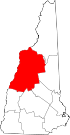 Map of New Hampshire highlighting Grafton County.svg