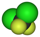représentation du Dichlorodifluorométhane