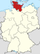 Locator map Schleswig-Holstein in Germany.svg