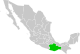 Localisation de l'État d'Oaxaca dans le Mexique