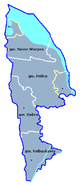 Les districts de la powiat
