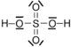 modèle de Lewis de l'acide sulfurique