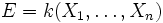 E = k(X_1, \dots, X_n)