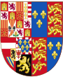 Arms of Philip II of Spain, English King Consort-Spanish Variant (1556-1558).svg
