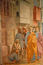 XI=San Pietro che risana con l'ombra, Masaccio (restaurato)