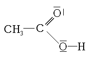 Acetic acid - semi developped formula.gif
