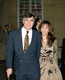 Image de l'ancien premier ministre Lucien Bouchard avec sa femme Audrey Best