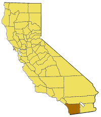Comté de San Diego dans l'état de Californie
