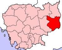 La province de Mondol Kiri en rouge