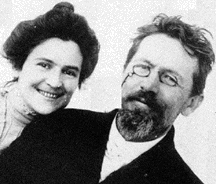 Olga Knipper avec Anton Tchekhov