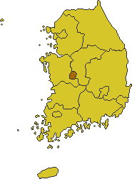 Situation de Daejeon