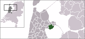 Localisation de la commune de Drechterland