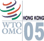 Le logo de la Conférence ministérielle de l'OMC à Hong Kong