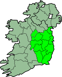 Map of Leinster