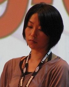Katsura Hoshino lors de la convention AnimagiC de 2008 en Allemagne.