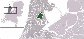 Localisation de la commune de Beemster