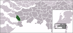Localisation de la commune de Bergen op Zoom