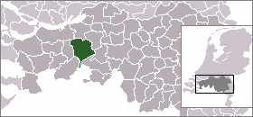 Localisation de la commune de Bréda