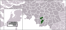 Localisation de la commune de Eersel