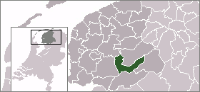 Localisation de la commune de Heerenveen