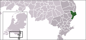 Localisation de la commune de Venlo