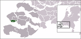 Localisation de la commune de Flessingue