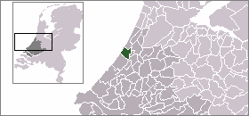 Localisation de la commune de Katwijk