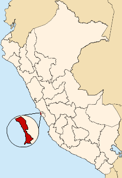 Localisation de la région Callao
