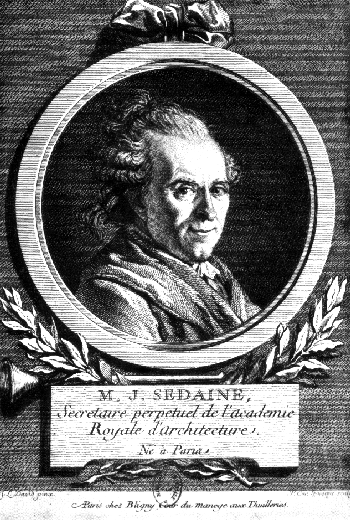 Michel-Jean Sedaine gravé par Pierre-Charles Lévesque d’après le portrait de David